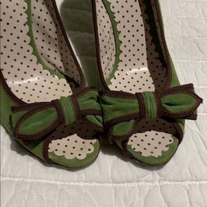 Moschino Green Heels